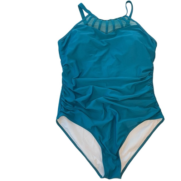 Holipick NWT Women's High Neck One Piece Swimsuit Tummy Control Halter Size XXL - Picture 4 of 14